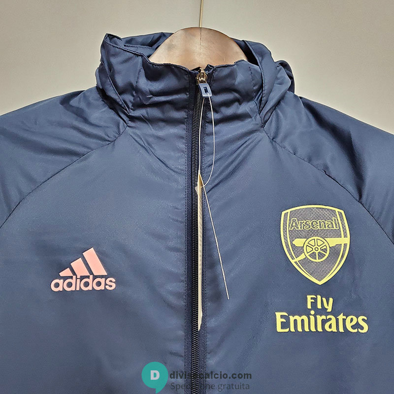 Arsenal Giacca A Vento Royal Blue 2020/2021