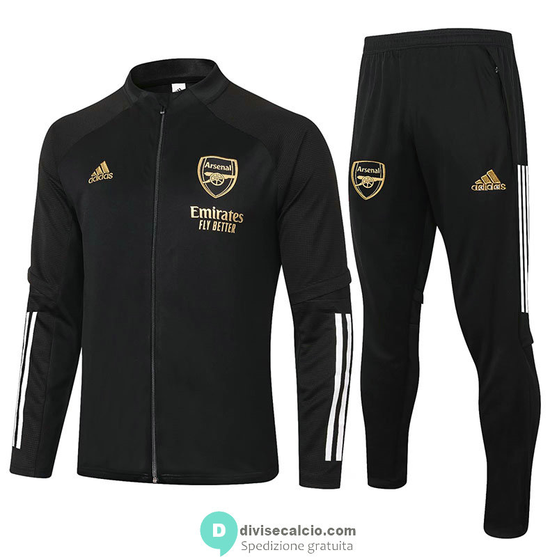 Arsenal Giacca Black Golden + Pantaloni 2020/2021