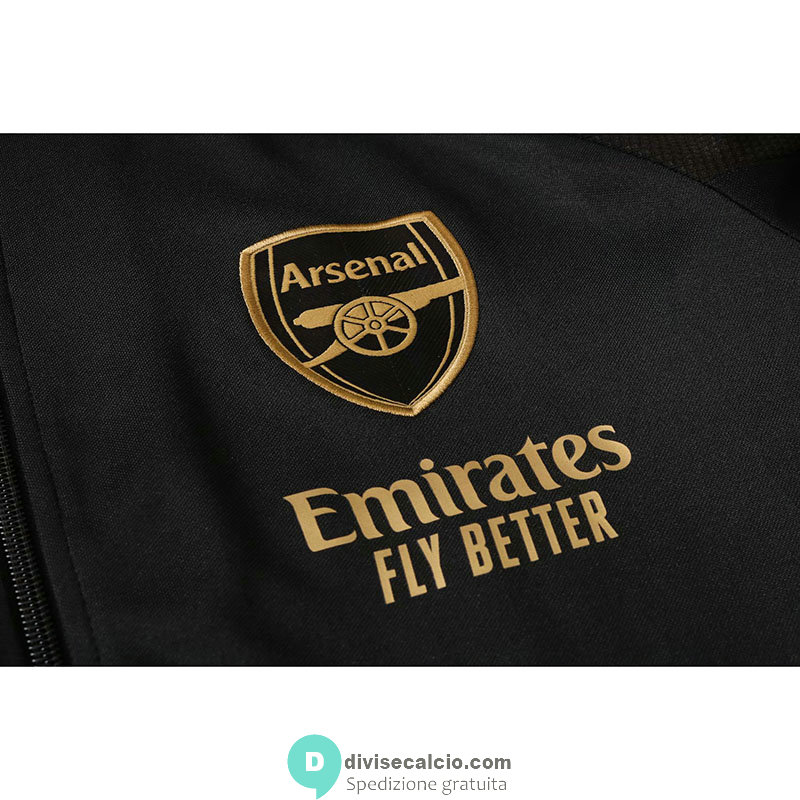 Arsenal Giacca Black Golden + Pantaloni 2020/2021