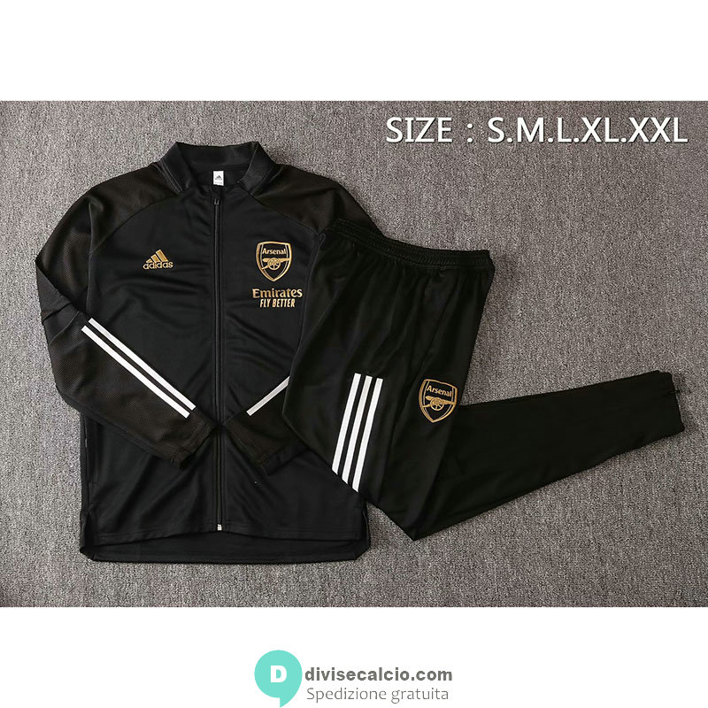 Arsenal Giacca Black Golden + Pantaloni 2020/2021