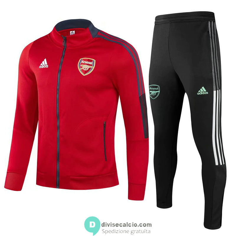 Arsenal Giacca Red + Pantaloni Black 2021/2022