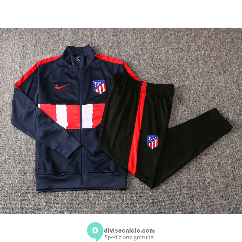 Atletico De Madrid Giacca Navy + Pantaloni 2020/2021