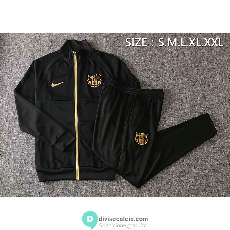 Barcelona Giacca Black + Pantaloni Black 2020/2021