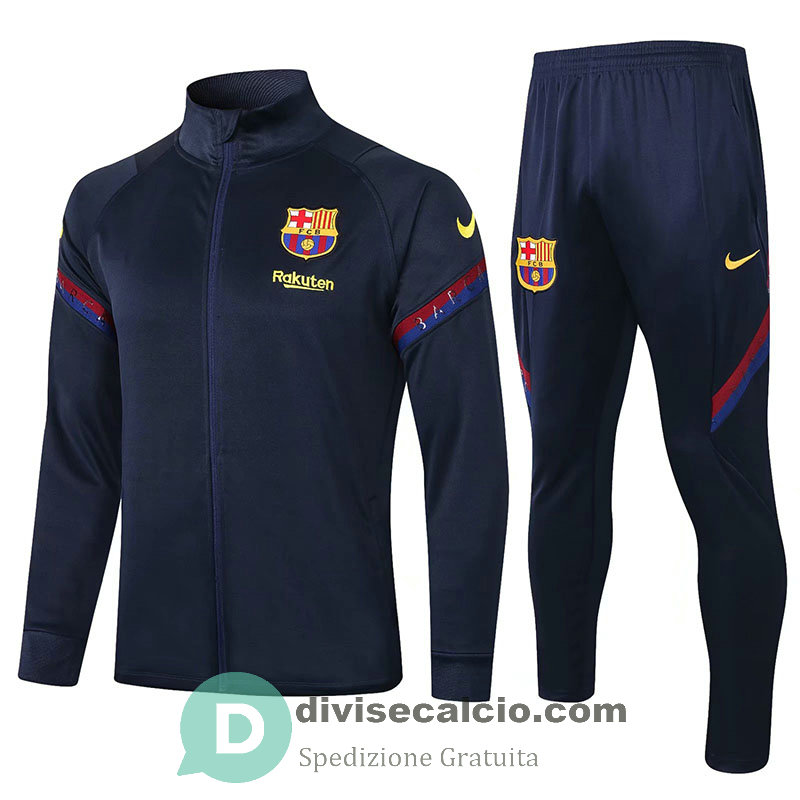 Barcelona Giacca Navy + Pantaloni 2020/2021