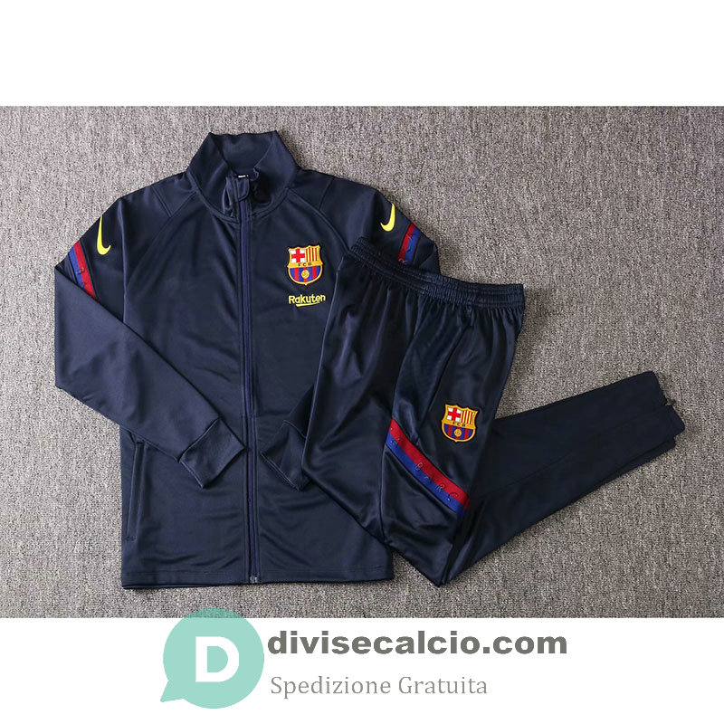 Barcelona Giacca Navy + Pantaloni 2020/2021