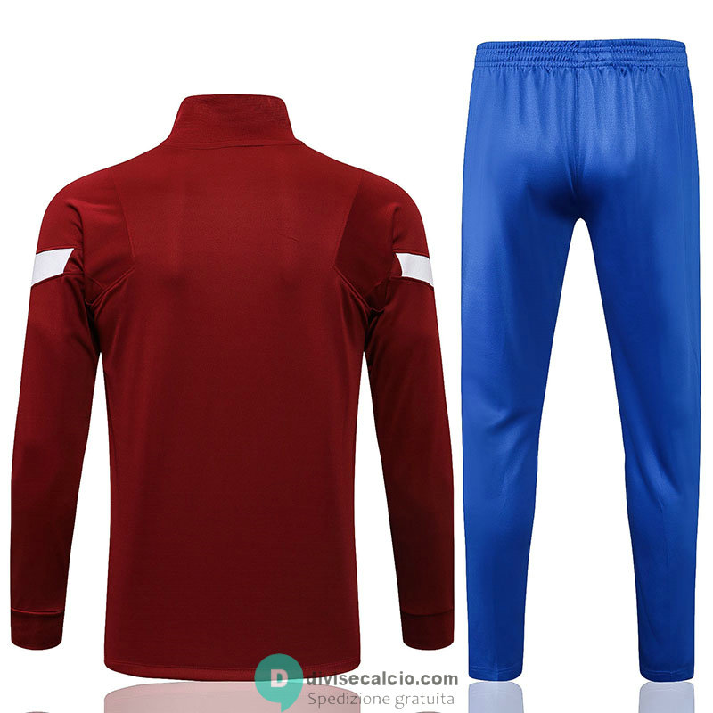 Barcelona Giacca Red + Pantaloni Blue 2021/2022