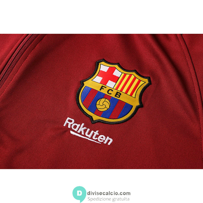 Barcelona Giacca Red + Pantaloni Blue 2021/2022