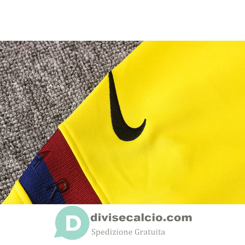 Barcelona Giacca Yellow + Pantaloni 2020/2021