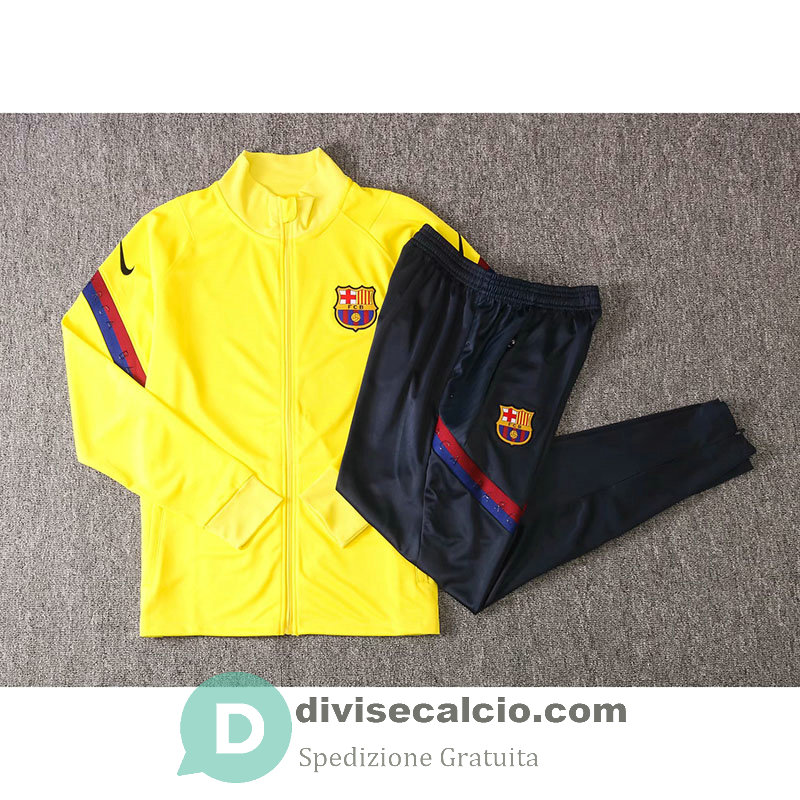 Barcelona Giacca Yellow + Pantaloni 2020/2021