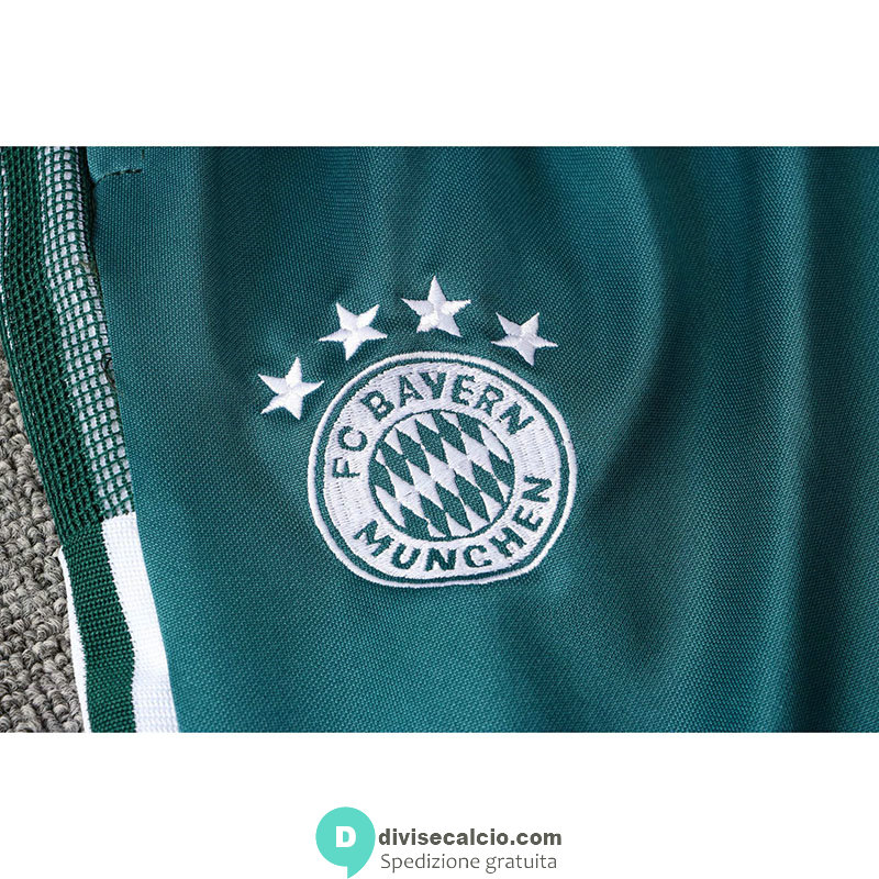 Bayern Munich Formazione Felpa Green II + Pantaloni Green II 2021/2022