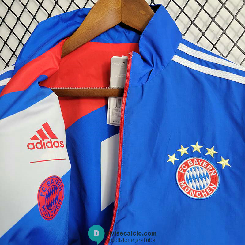 Bayern Munich Giacca A Vento Blue I 2023/2024