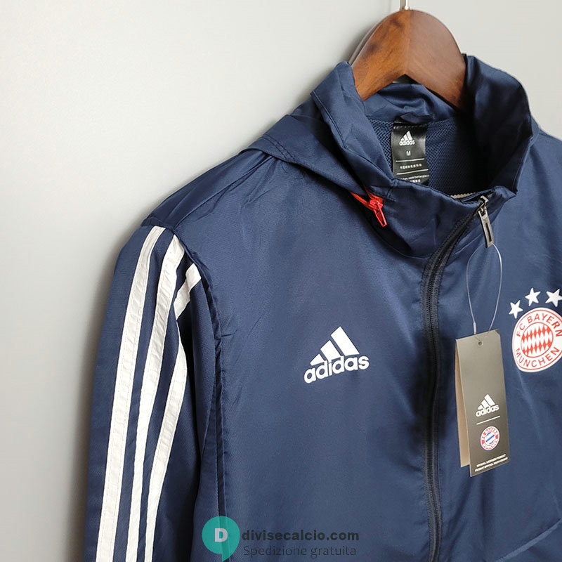 Bayern Munich Giacca A Vento Royal Blue 2020/2021