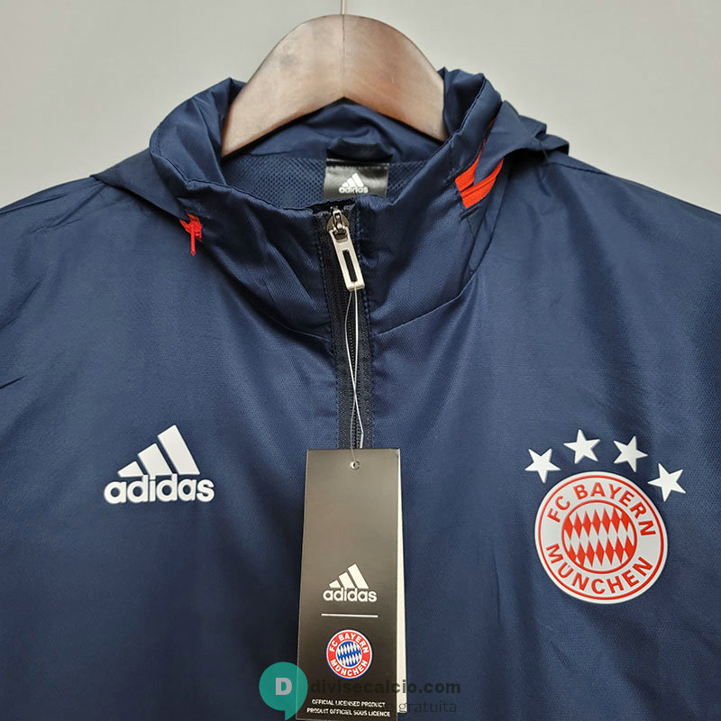 Bayern Munich Giacca A Vento Royal Blue 2020/2021