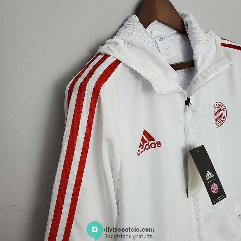 Bayern Munich Giacca A Vento White I 2022/2023