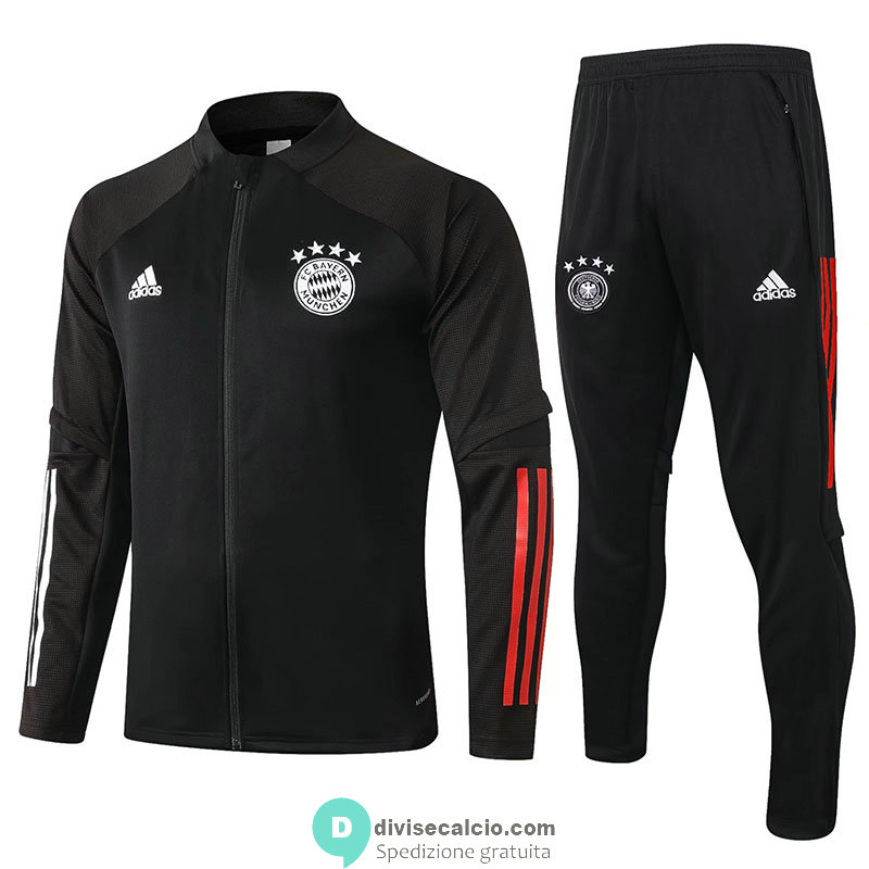 Bayern Munich Giacca Black + Pantaloni 2020/2021