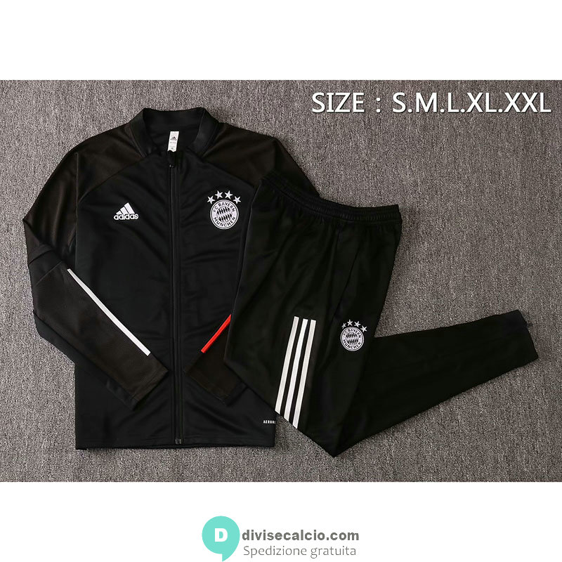 Bayern Munich Giacca Black + Pantaloni 2020/2021