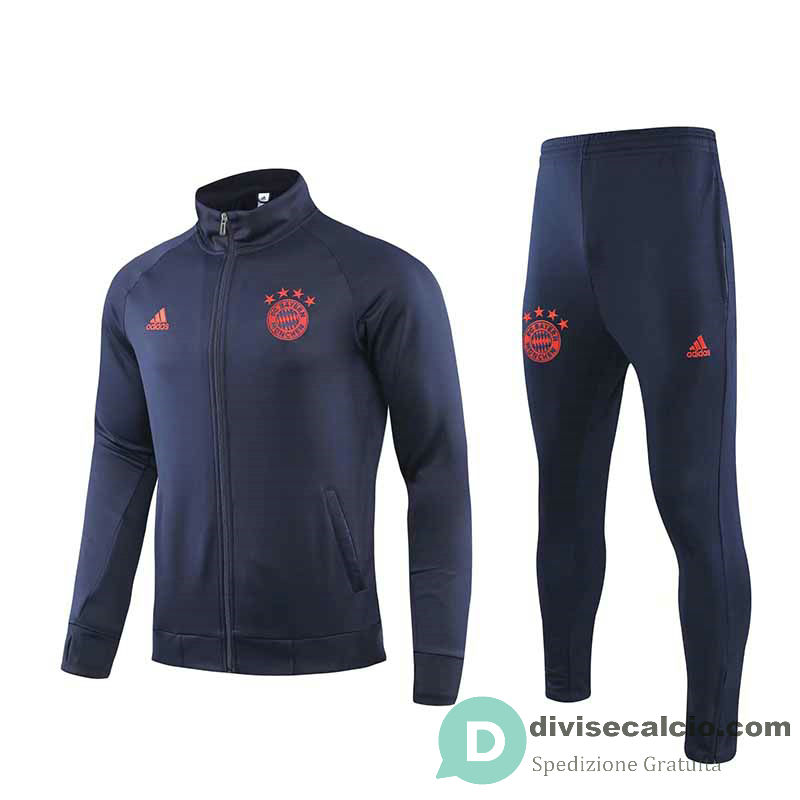 Bayern Munich Giacca Navy Blue + Pantaloni 2019/2020