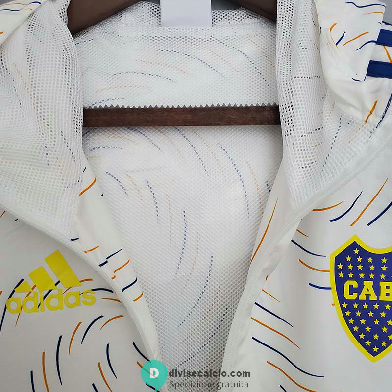 Boca Juniors Chaqueta Rompevientos White III 2021/2022