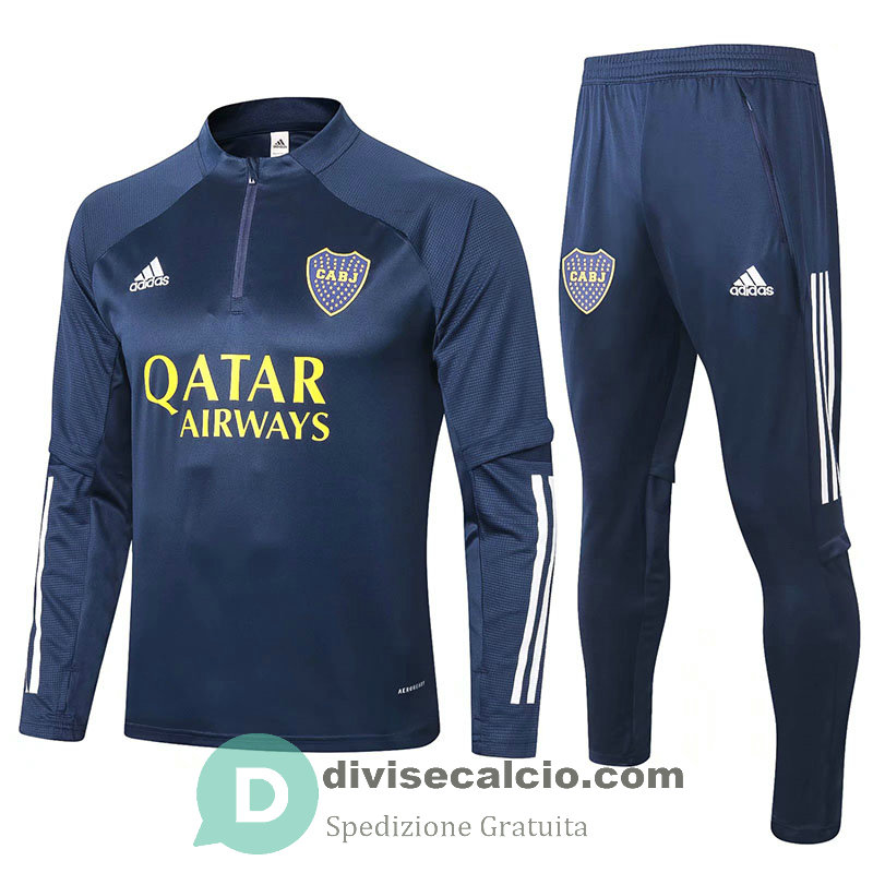 Boca Juniors Formazione Felpa Navy + Pantaloni 2020/2021