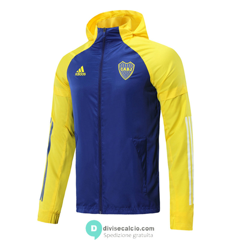 Boca Juniors Giacca A Vento Blue Yellow 2020/2021