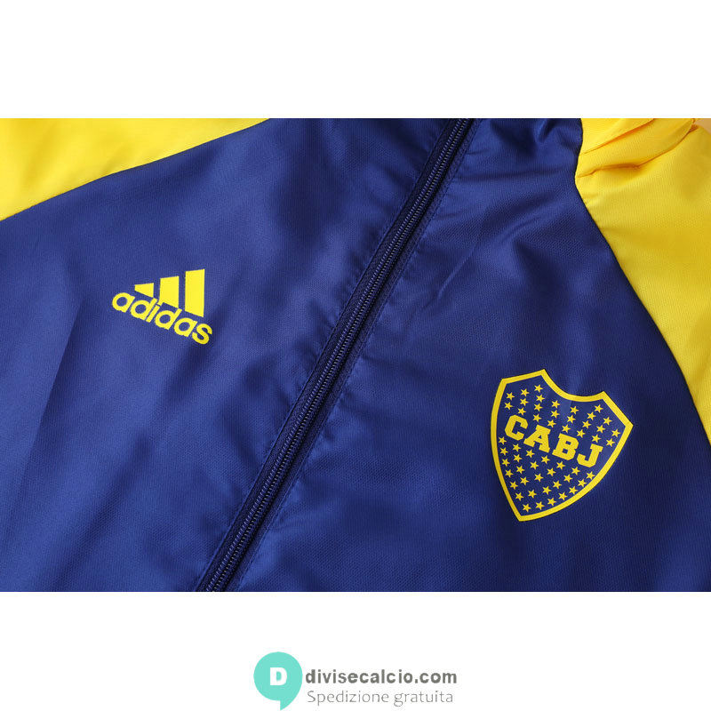 Boca Juniors Giacca A Vento Blue Yellow 2020/2021