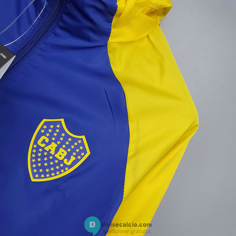 Boca Juniors Giacca A Vento Blue Yellow 2021/2022
