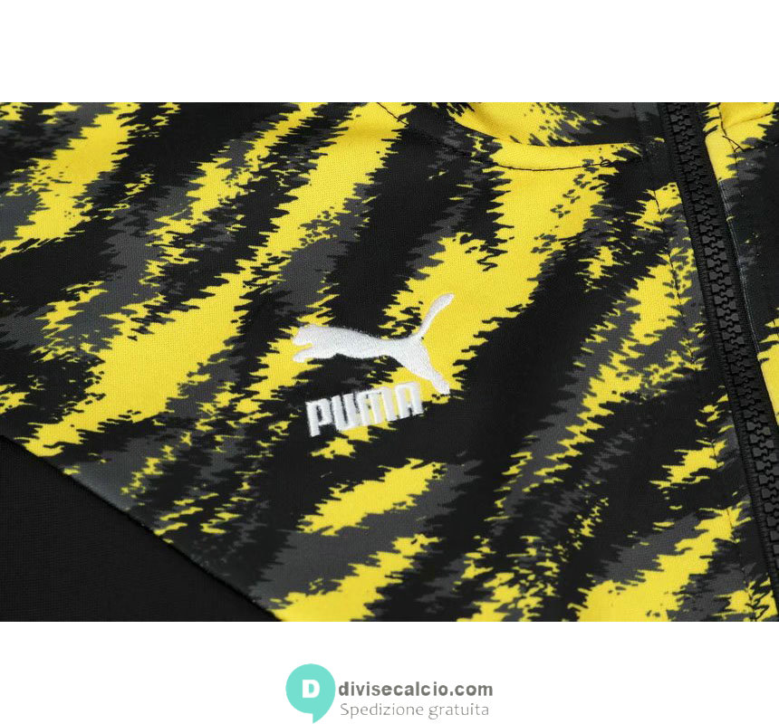 Borussia Dortmund Giacca Black Yellow + Pantaloni Black 2021/2022