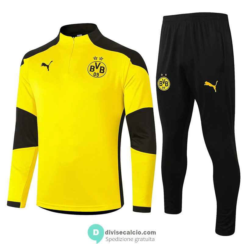 Borussia Dortmund Formazione Felpa Yellow + Pantaloni 2020/2021
