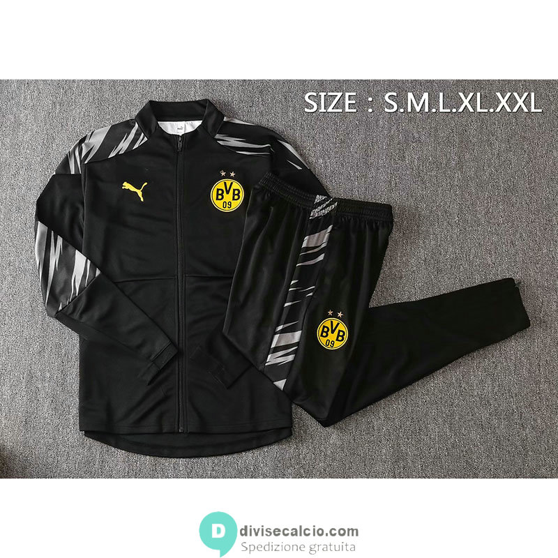 Borussia Dortmund Giacca Black + Pantaloni Black 2020/2021