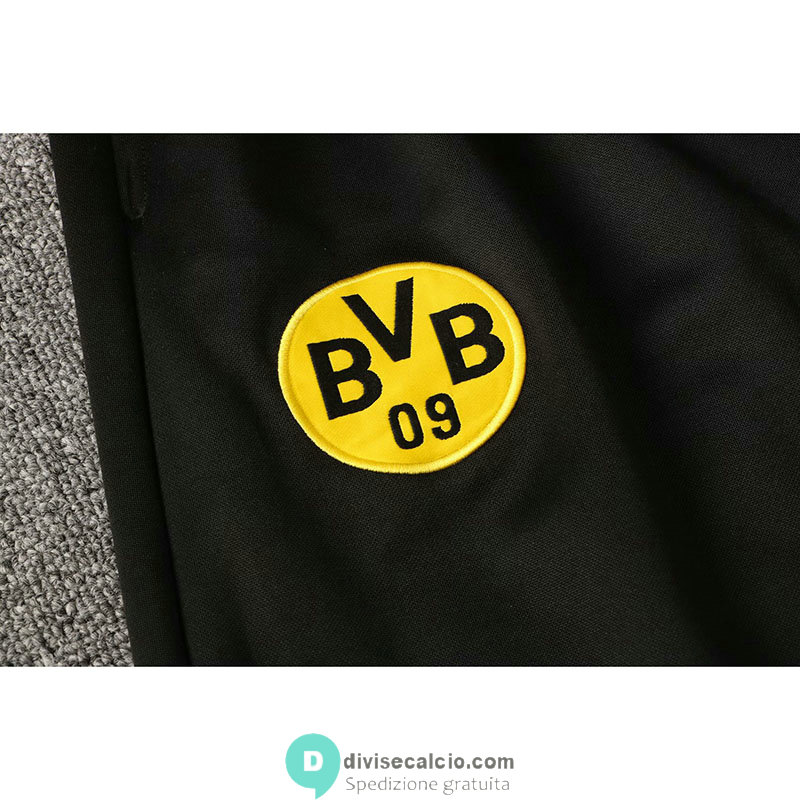 Borussia Dortmund Giacca Yellow White + Pantaloni Black 2021/2022