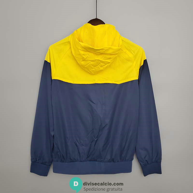 Brasile Chaqueta Rompevientos Yellow Blue II 2021/2022