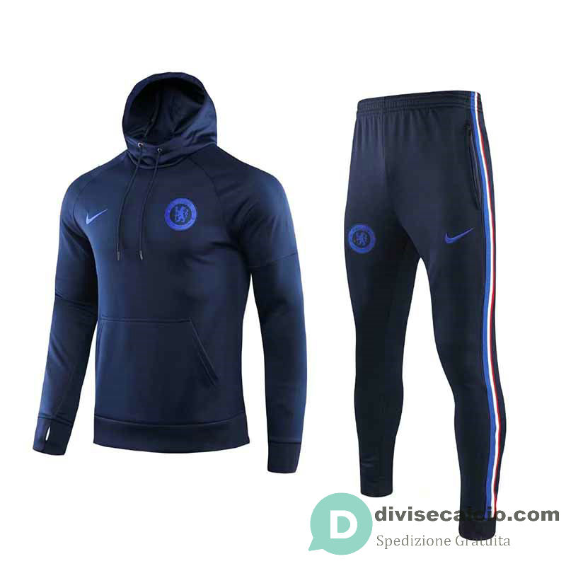 Chelsea Felpa Cappuccio Blue + Pantaloni 2019/2020