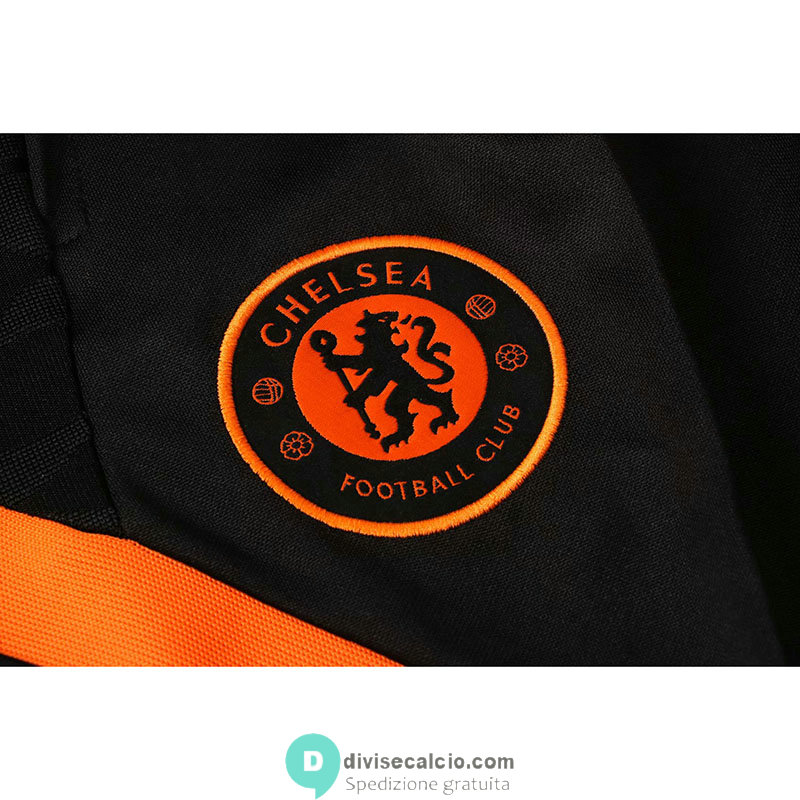 Chelsea Formazione Felpa Blue Black + Pantaloni Black 2021/2022