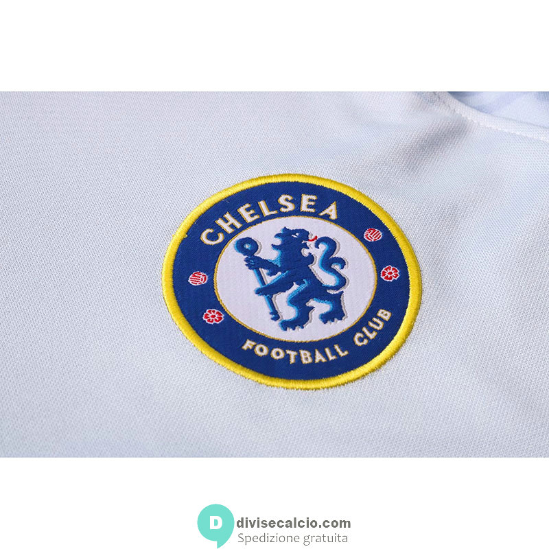 Chelsea Formazione Felpa Light Grey + Pantaloni 2020/2021