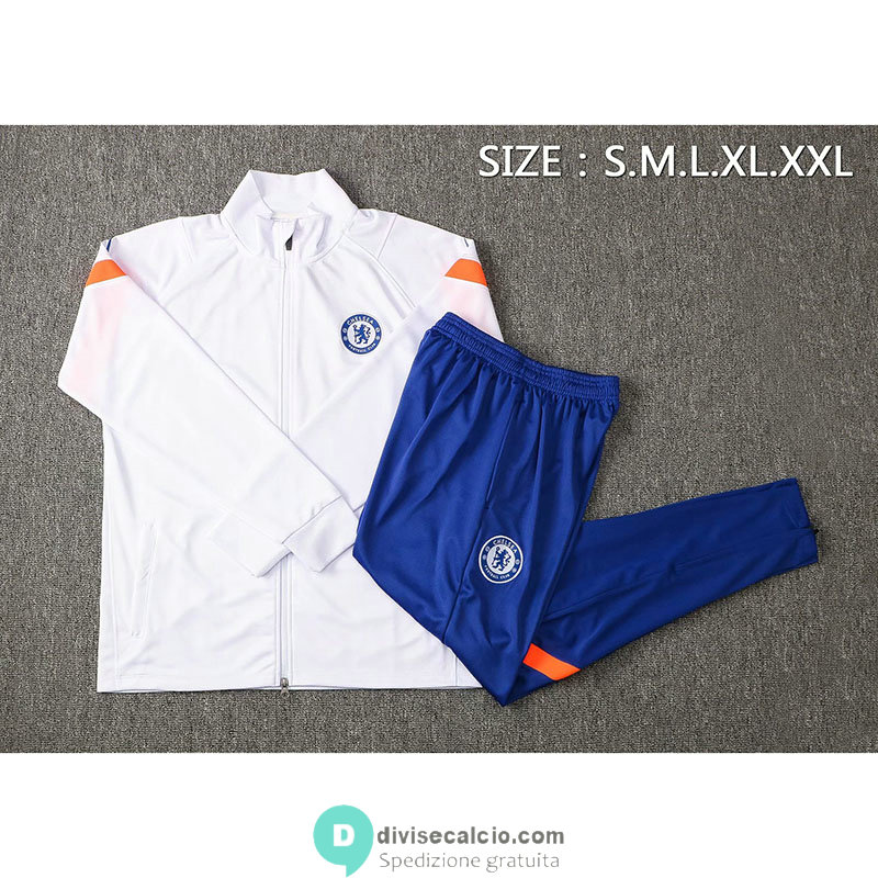 Chelsea Giacca White + Pantaloni Blue 2021/2022