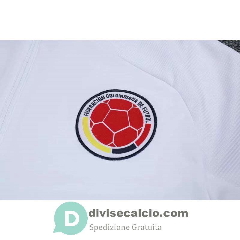 Colombia Formazione Felpa White + Pantaloni 2020/2021