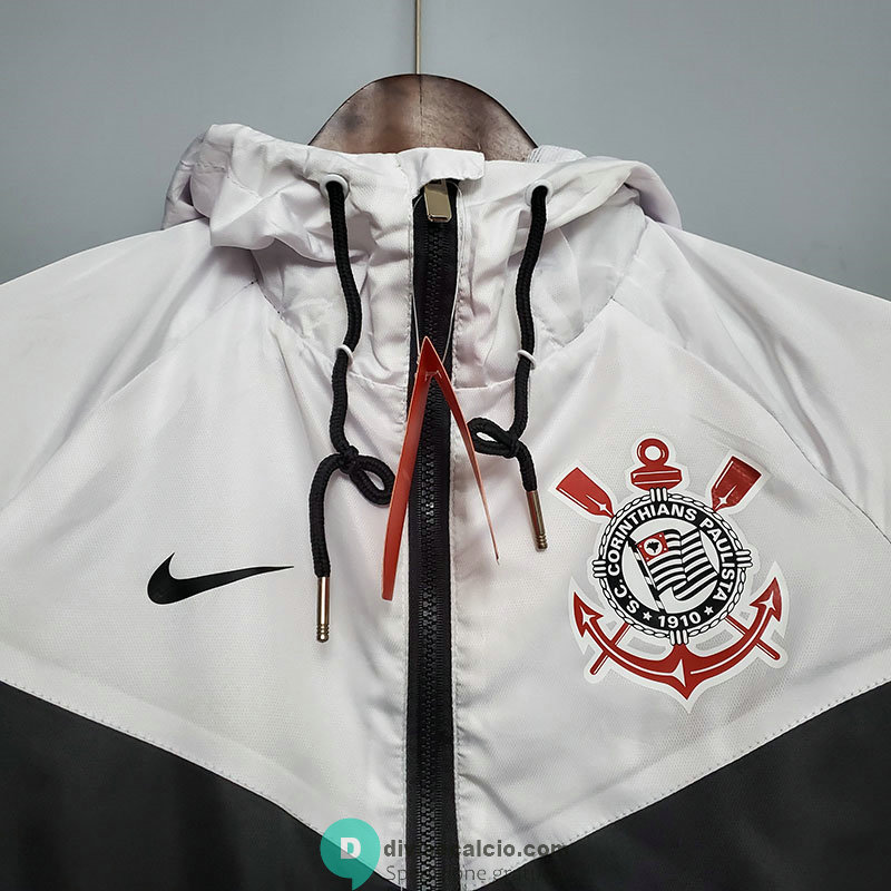 Corinthians Giacca A Vento Black White 2020/2021