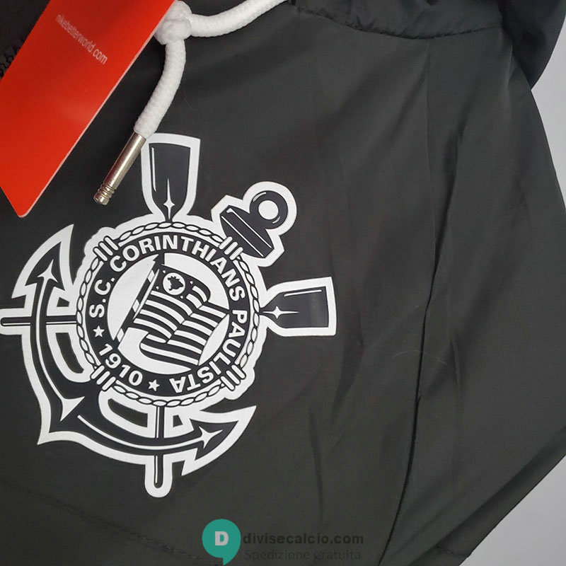 Corinthians Giacca A Vento NIKE Black 2021/2022