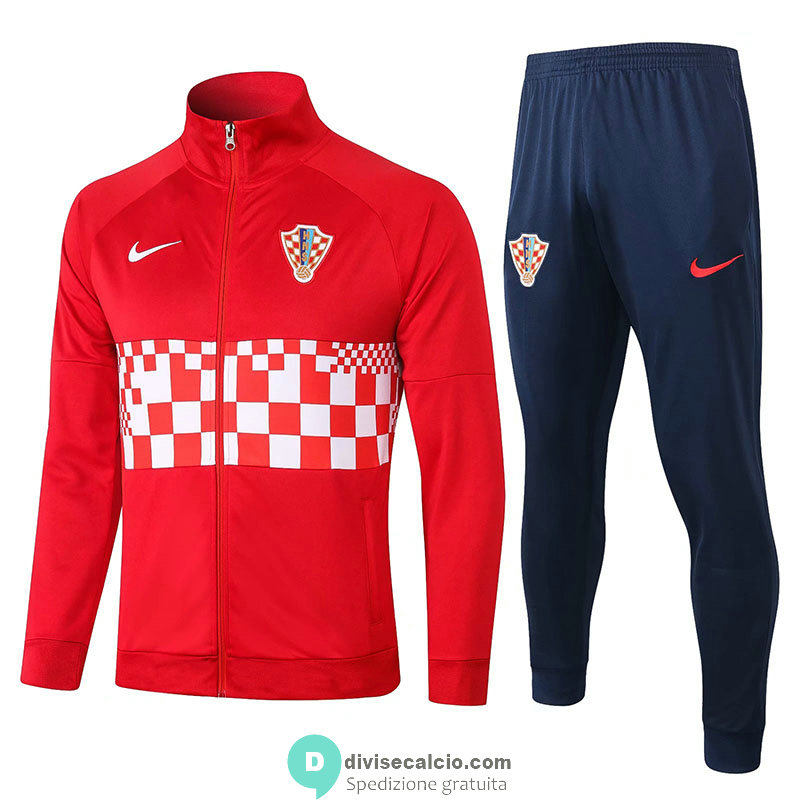 Croazia Giacca Red + Pantaloni 2020/2021