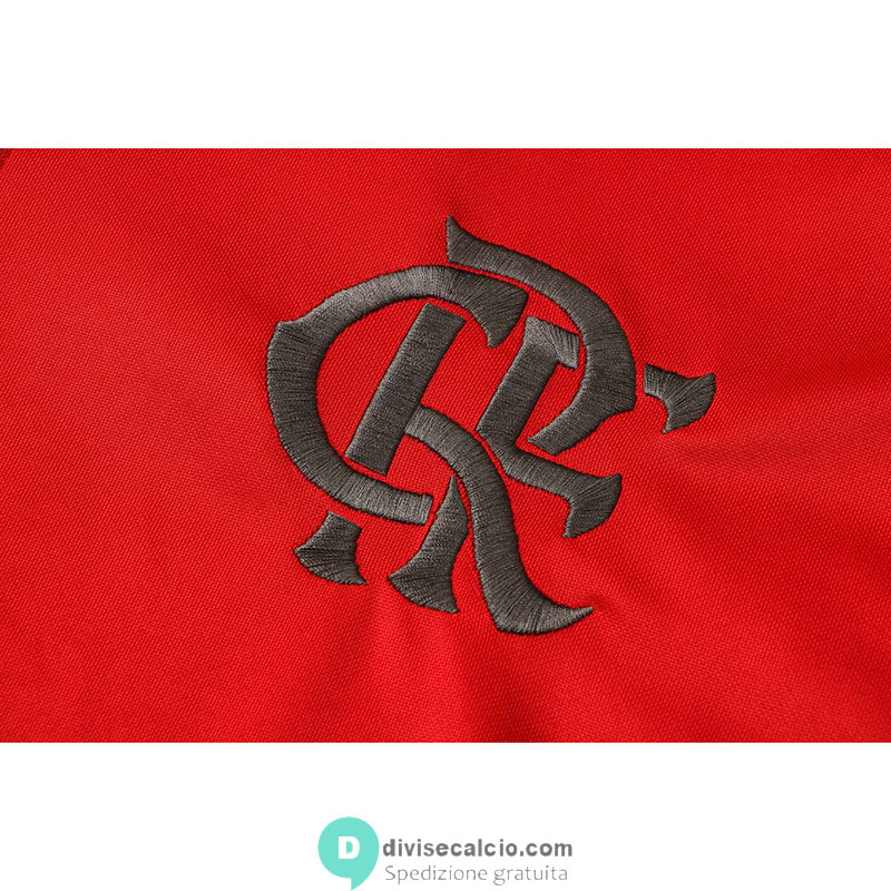 Flamengo Formazione Felpa Red + Pantaloni Black 2021/2022