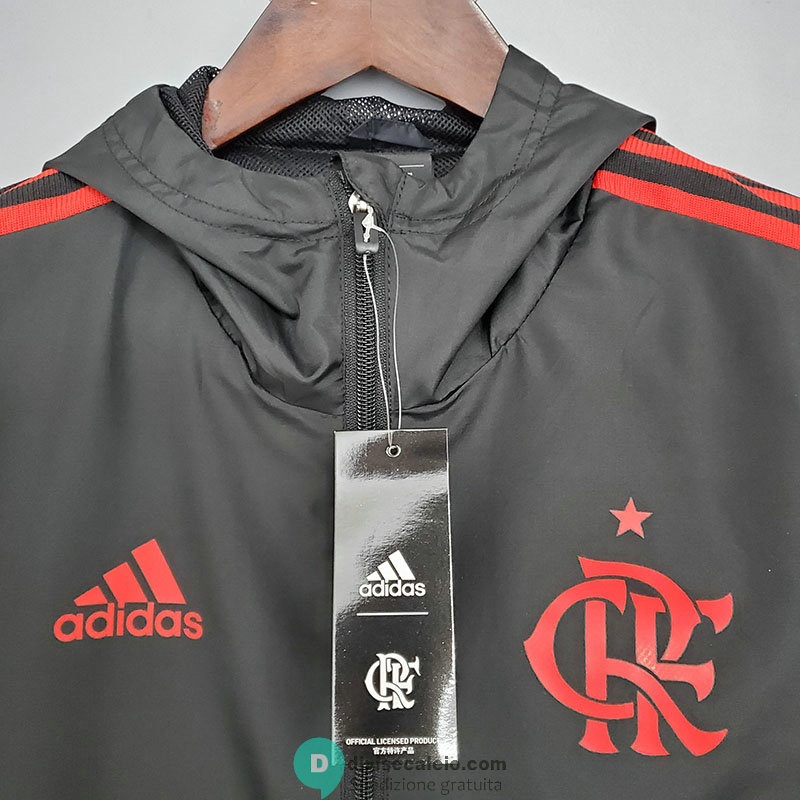 Flamengo Giacca A Vento Black Red 2021/2022