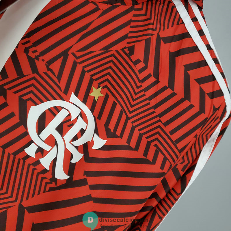 Flamengo Giacca A Vento Red Black White 2021/2022
