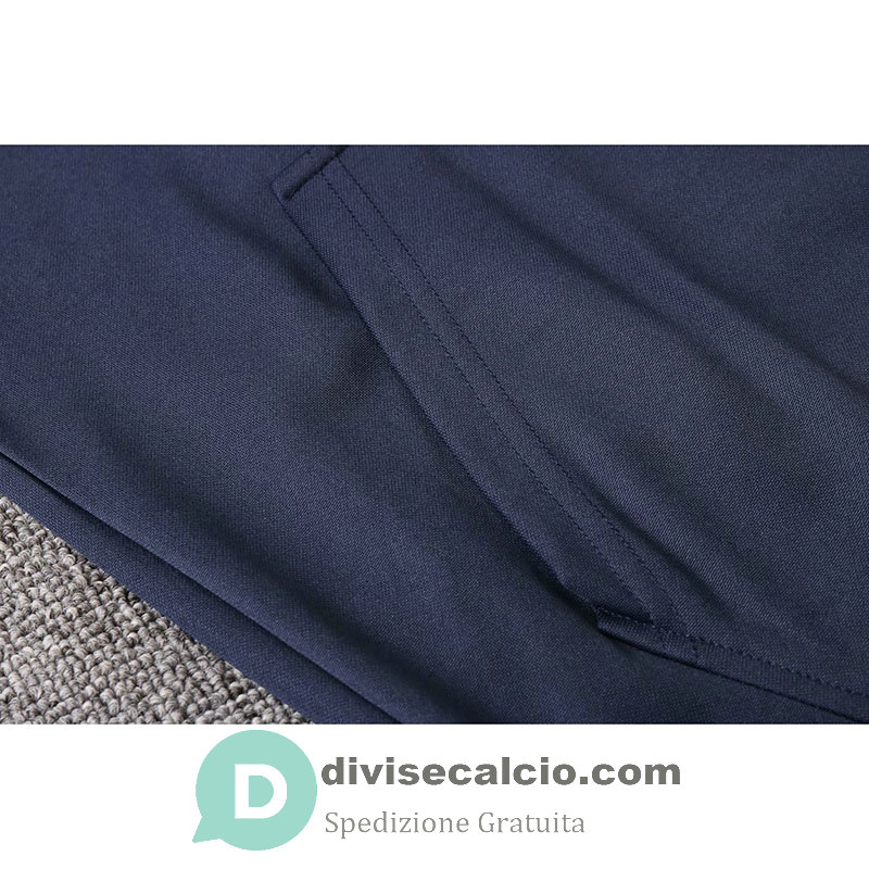 Francia Giacca Cappuccio Navy Red + Pantaloni 2020/2021