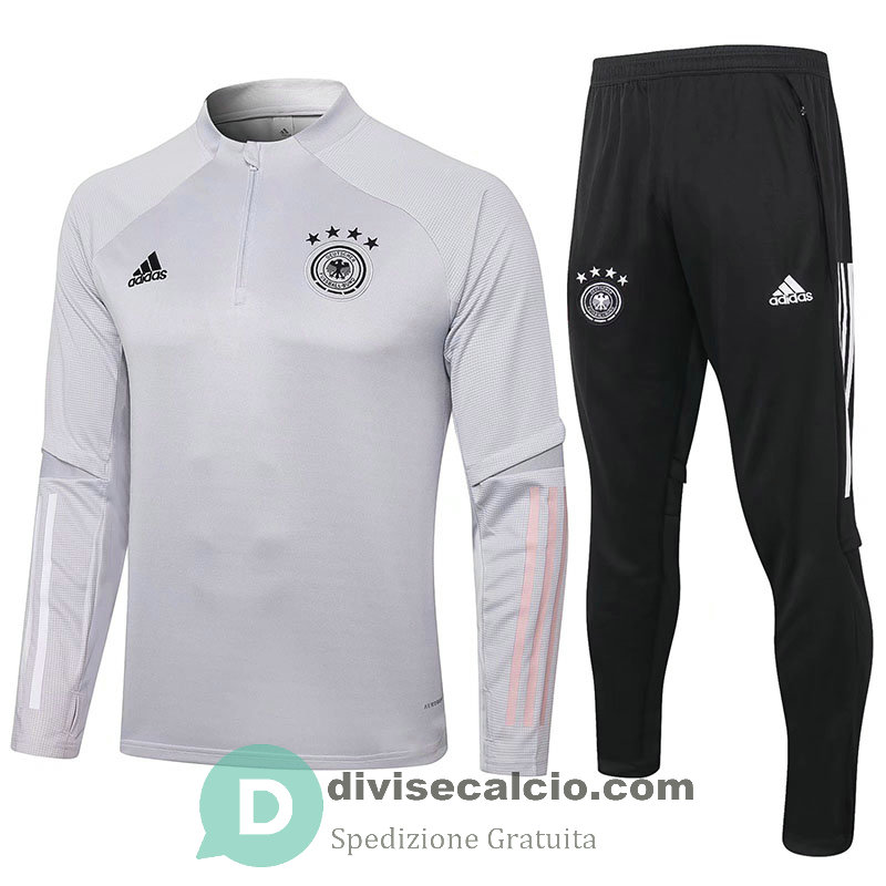 Germania Formazione Felpa Light Grey + Pantaloni 2020/2021