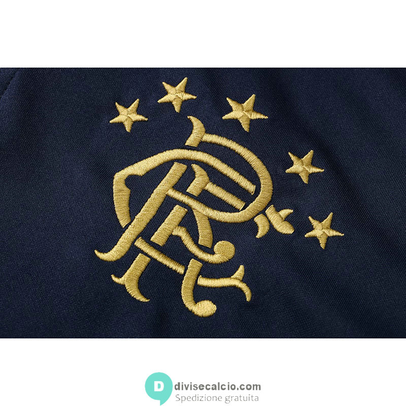 Glasgow Rangers Formazione Felpa Royal + Pantaloni Royal 2021/2022