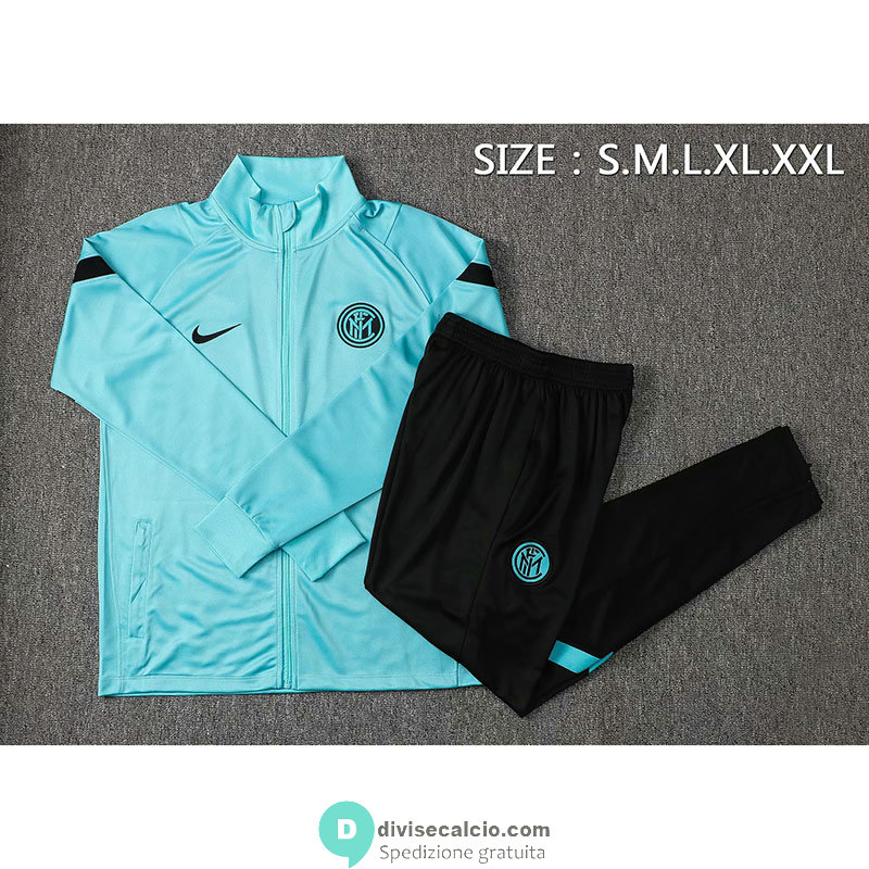 Inter Milan Giacca Green + Pantaloni Black 2021/2022