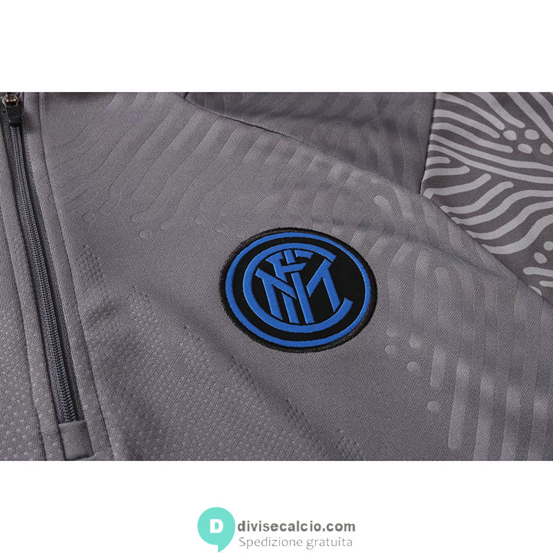 Inter Milan Formazione Felpa Grey + Pantaloni 2020/2021
