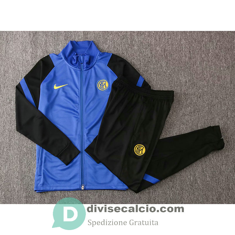 Inter Milan Giacca Blue + Pantaloni Black 2020/2021