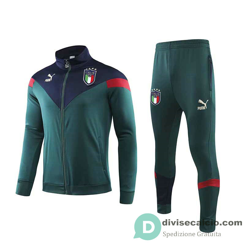 Italia Giacca Green Blue + Pantaloni 2019/2020