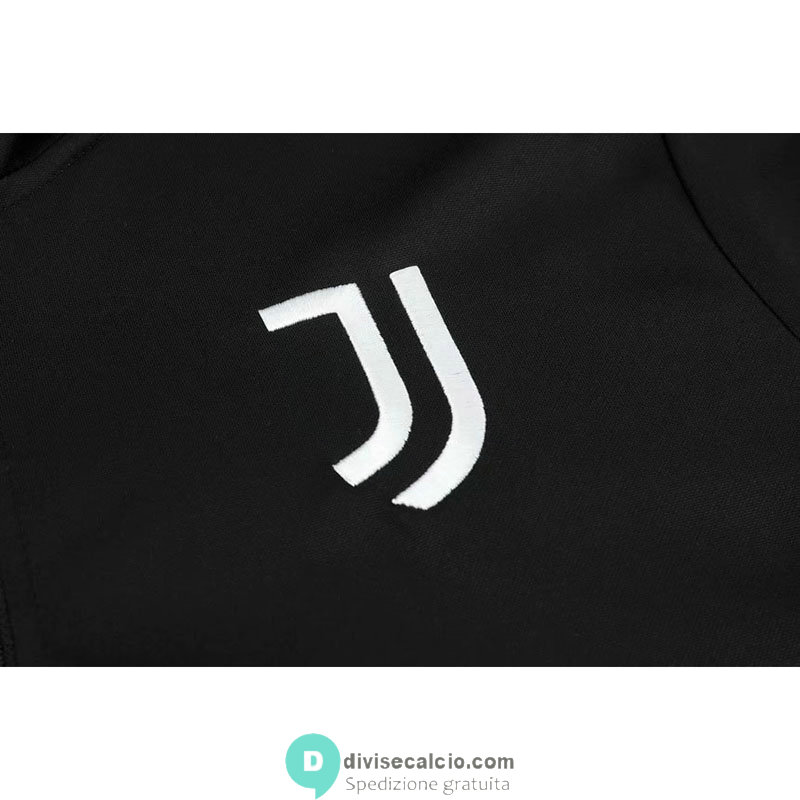 Juventus Formazione Felpa Black + Pantaloni Black 2021/2022